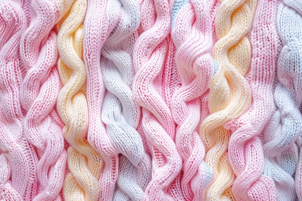 Cute pastel pattern clothing knitwear knitting.