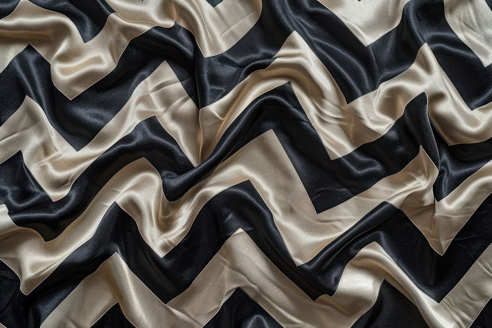 Minimal chevron pattern blanket velvet silk.
