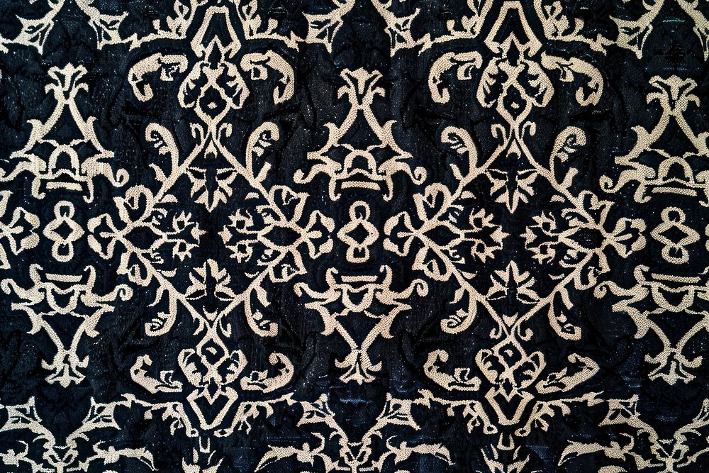 Moroccan pattern blackboard rug art.