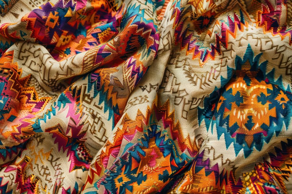 Moroccan pattern clothing blanket apparel.