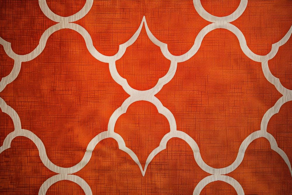 Moroccan pattern symbol cross rug.