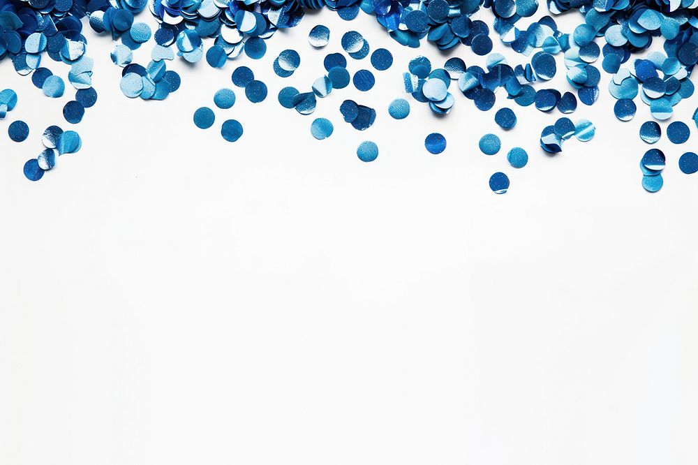 Deep blue confetti border accessories turquoise accessory.
