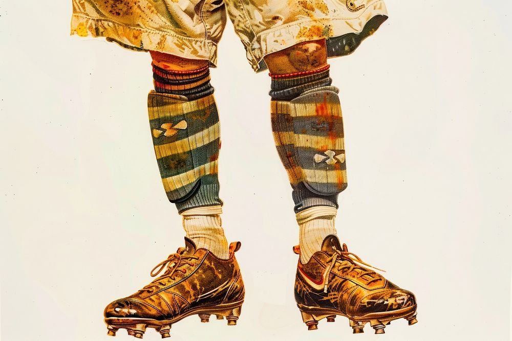 Soccer clothing footwear apparel.
