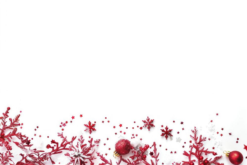 Christmas snows confetti border graphics pattern blossom.