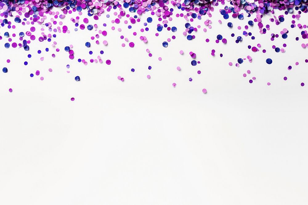 Purple neon confetti border glitter | Free Photo - rawpixel