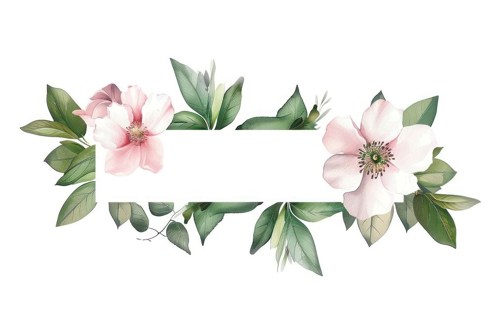 Ribbon garden flowers banner accessories accessory graphics.