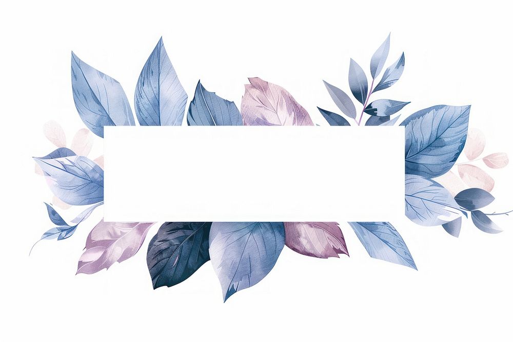 Ribbon winter leaves banner graphics outdoors pattern.