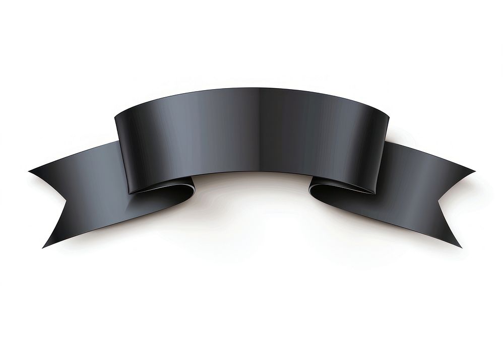 Black gradient vector Ribbon furniture reception appliance.