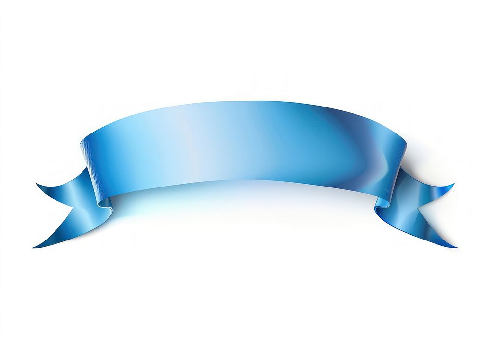 Blu gradient vector Ribbon appliance document device.