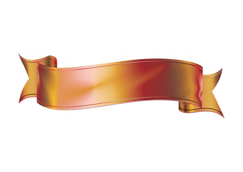 Red gold gradient vector Ribbon chandelier document bronze.