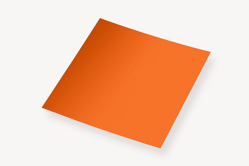 Orange sticky note