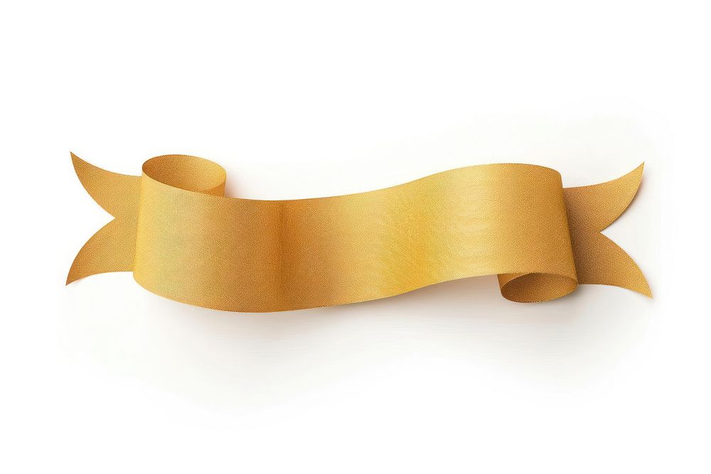 Paper ribbon gold accessories accessory document.