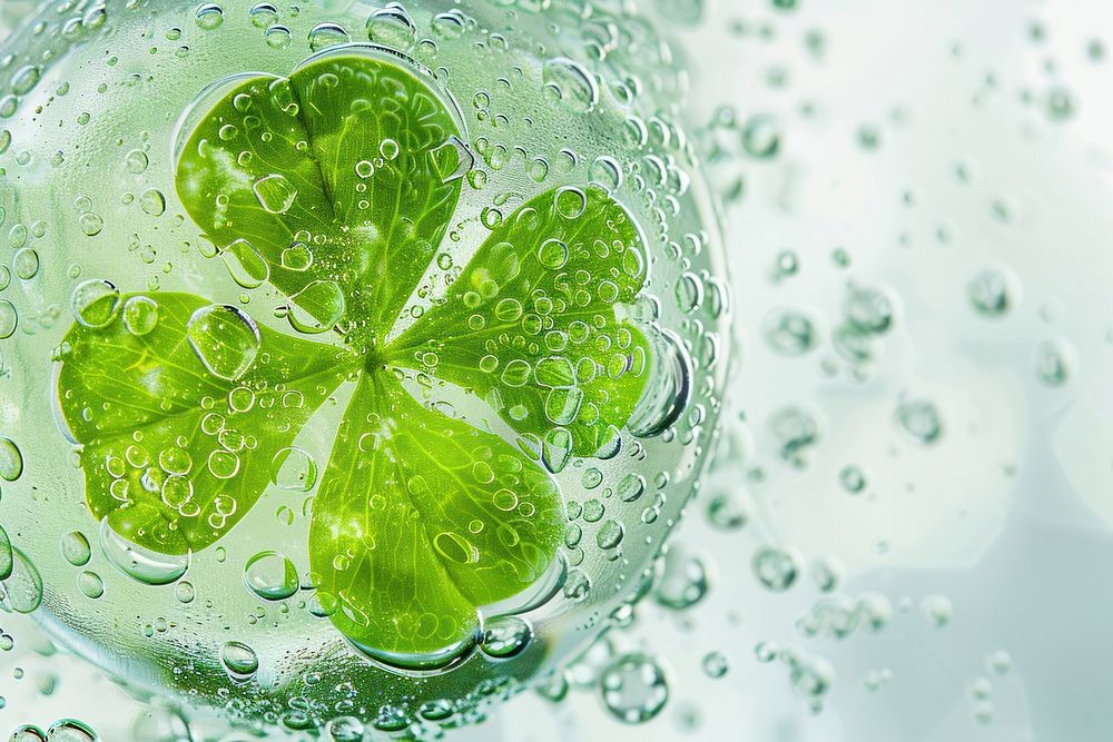Clover 4-leaf oil bubble water accessories accessory.