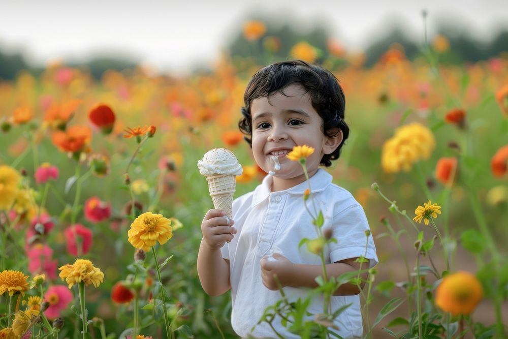 Middle eastern little boy flower cream asteraceae.