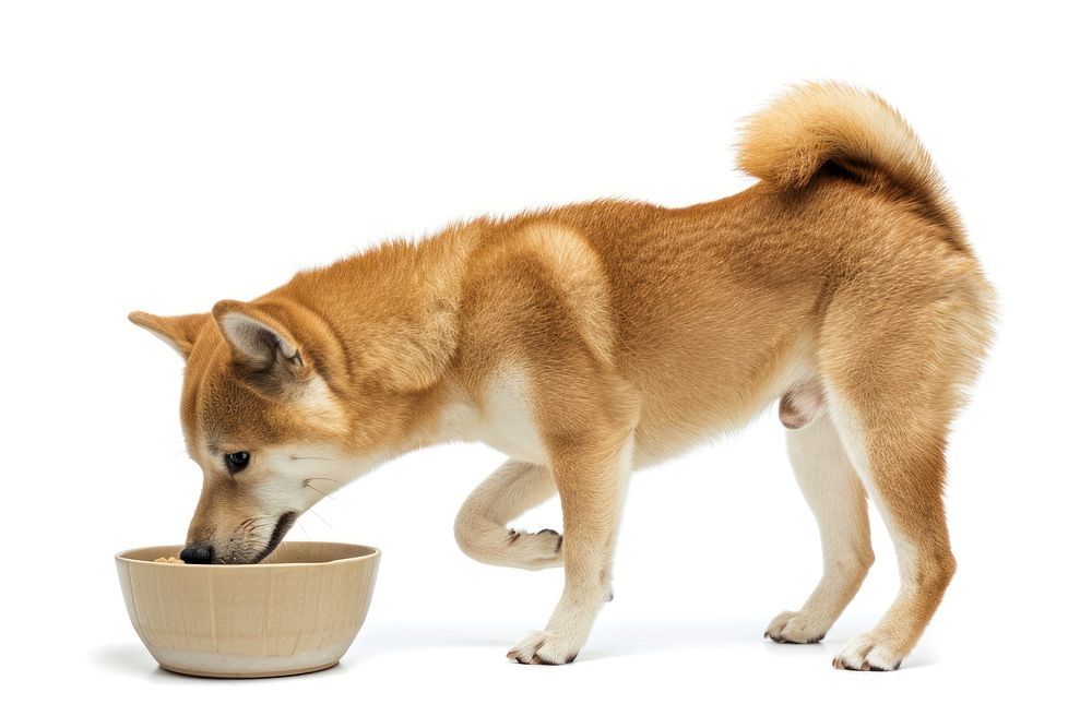 Shiba Inu bowl animal canine.