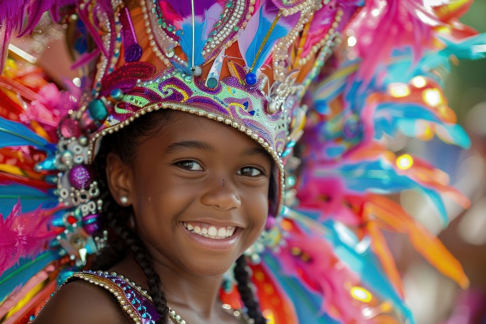 Latina Caribbean girl parade carnival wedding.