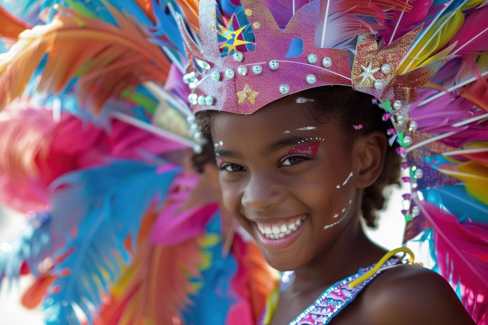 Latina Caribbean girl accessories accessory carnival.