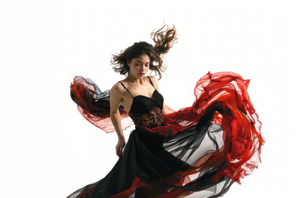 Latina Argentinian woman dance dress recreation.