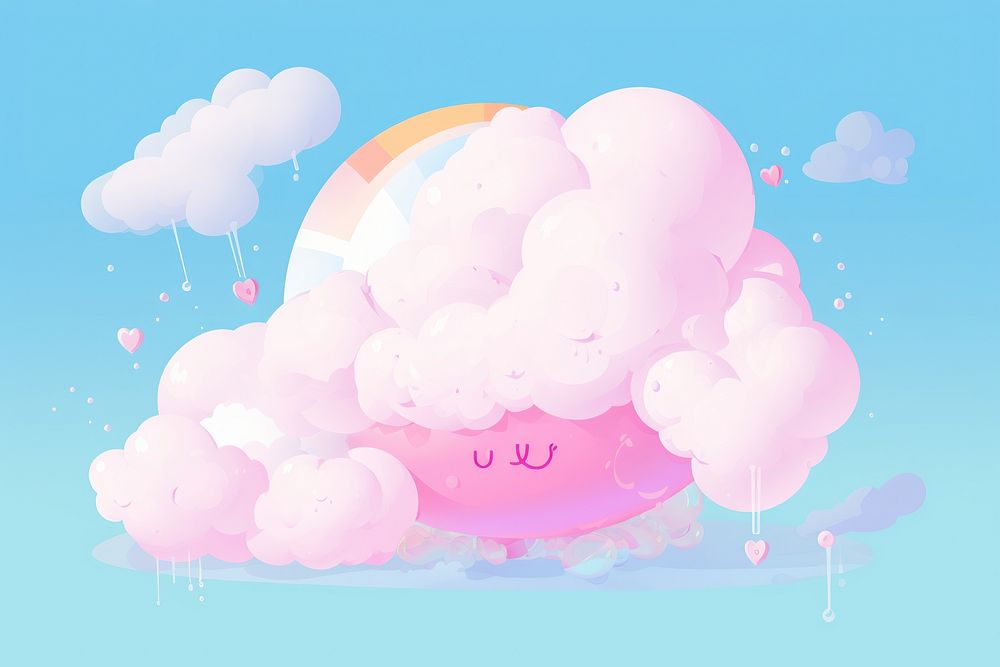 Cloud outdoors graphics balloon.