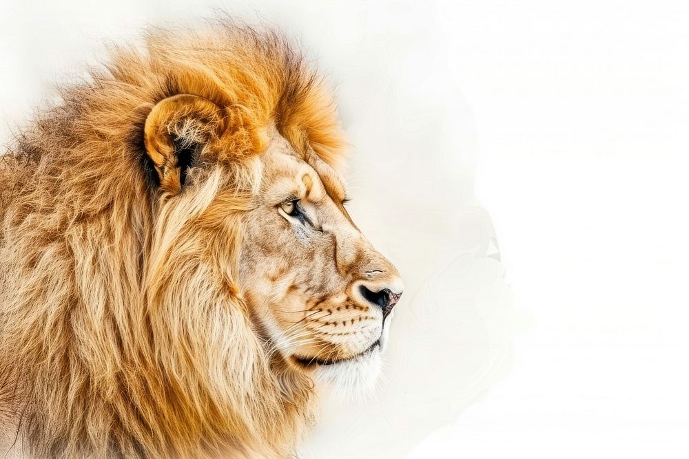 Male lion wildlife animal mammal.