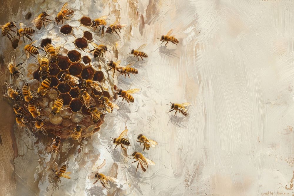 Honey bee hive invertebrate bumblebee andrena.