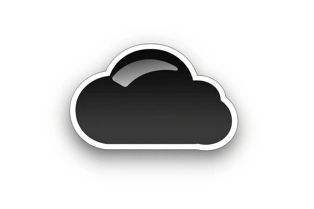 Clouds sticker logo.