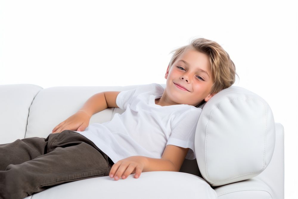 Kid watching TV happy cushion blanket.