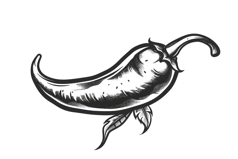 Chilli illustrated drawing animal.
