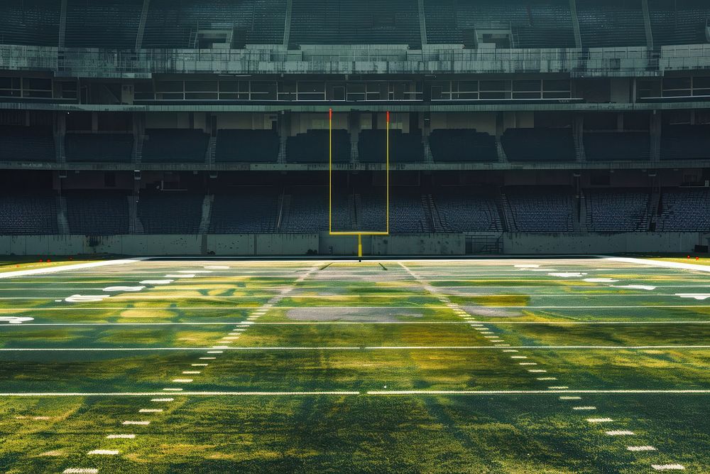American football stadium field. | Free Photo - rawpixel