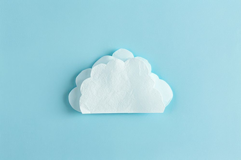 Cloud paper ice.
