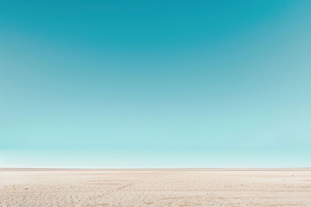 Minimal space of clear blue sky outdoors horizon nature.