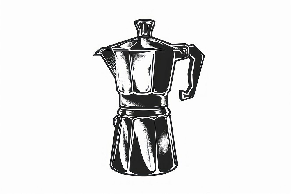 Moka pot appliance beverage bottle.