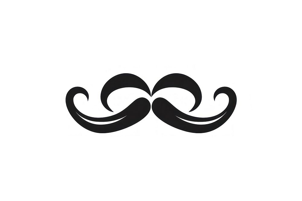 Mustache mustache logo person.
