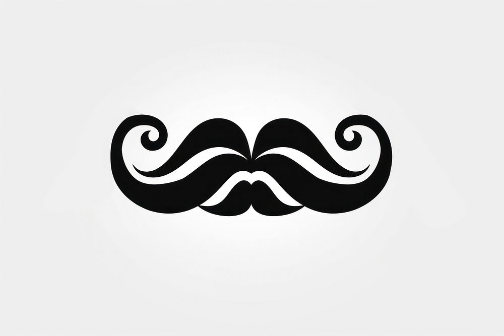 Mustache mustache logo reptile.