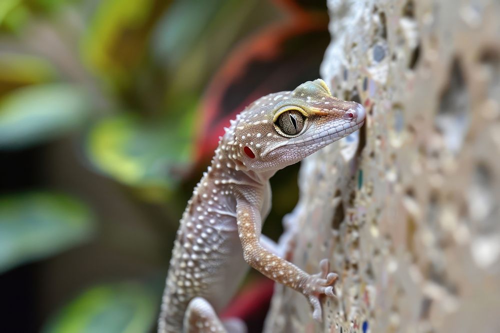 Thai gecko wildlife reptile animal.