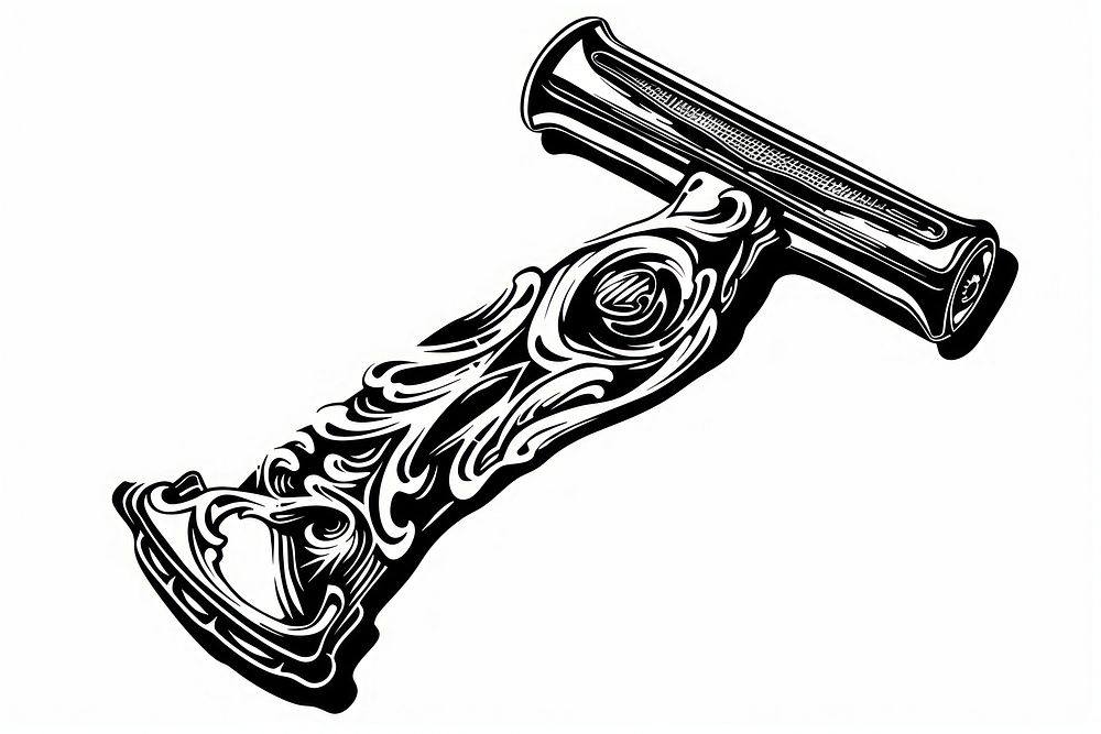 Shaving razor weaponry blade.