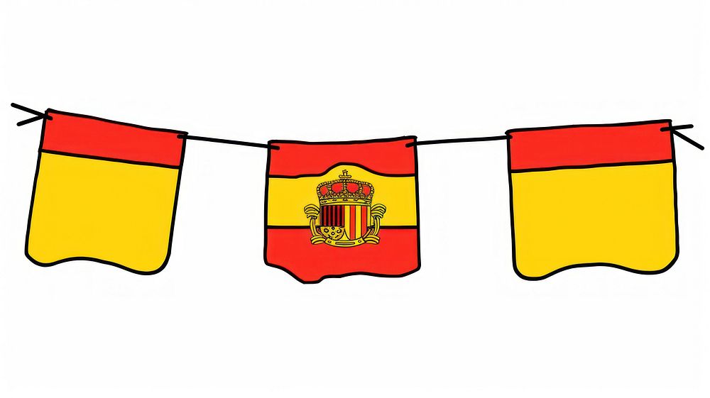 Spain flag string.