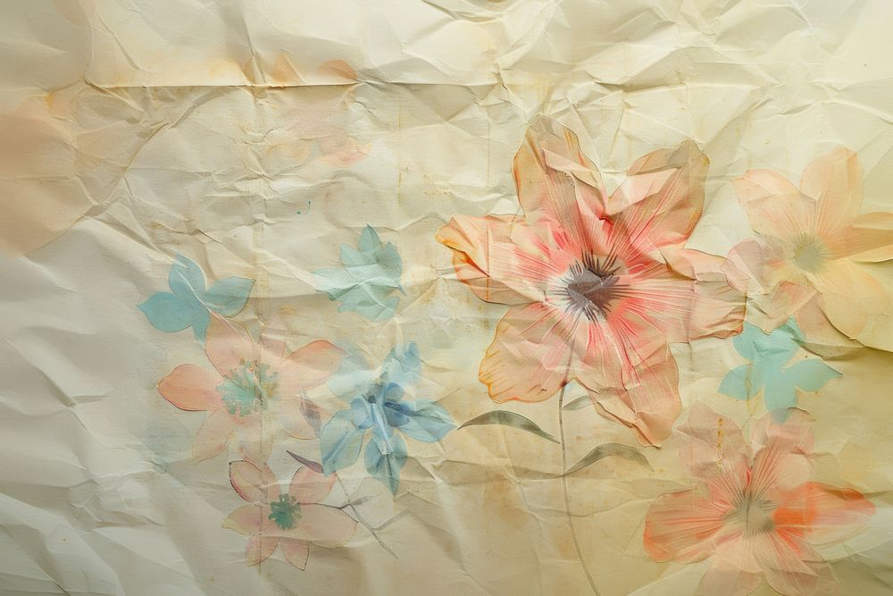 Flower texture paper pattern.