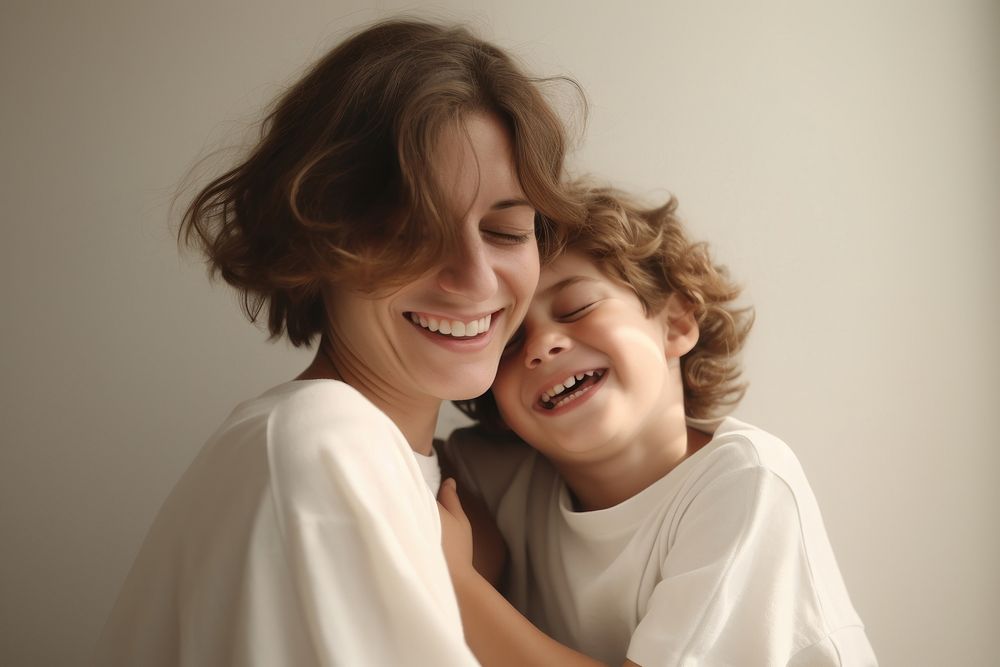Mom and son smile photo photography.
