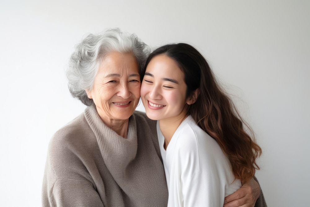Mother and grandmother smile photo photography.