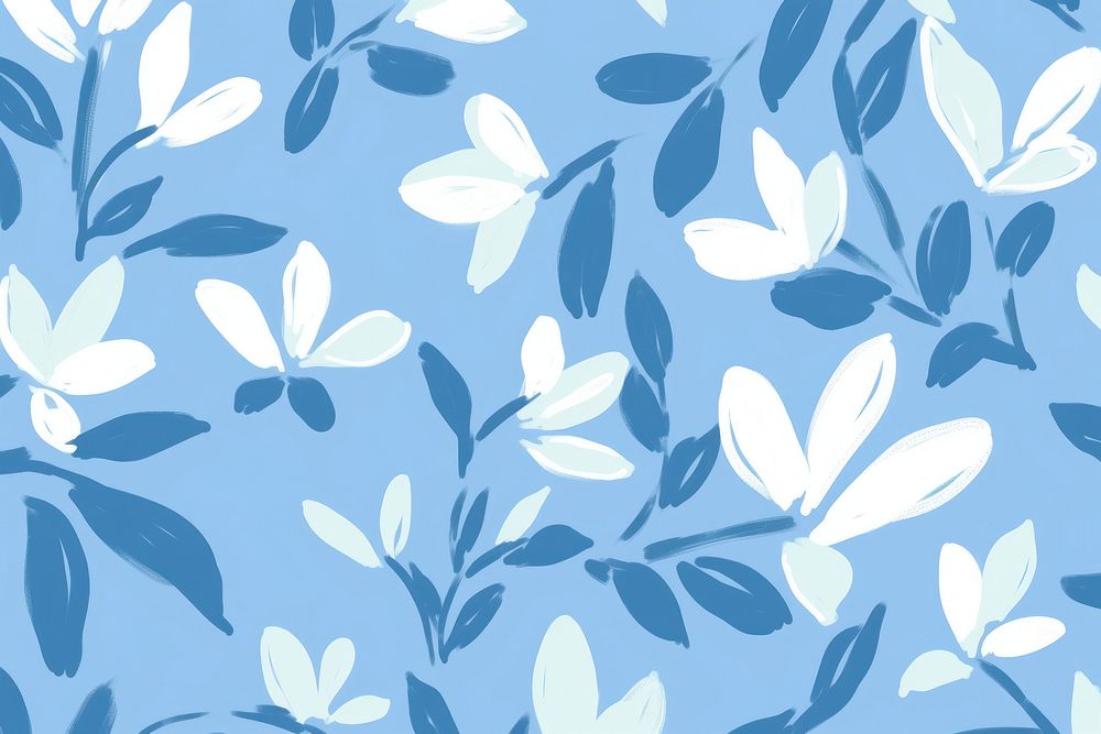 Stroke painting jasmine pattern graphics outdoors.