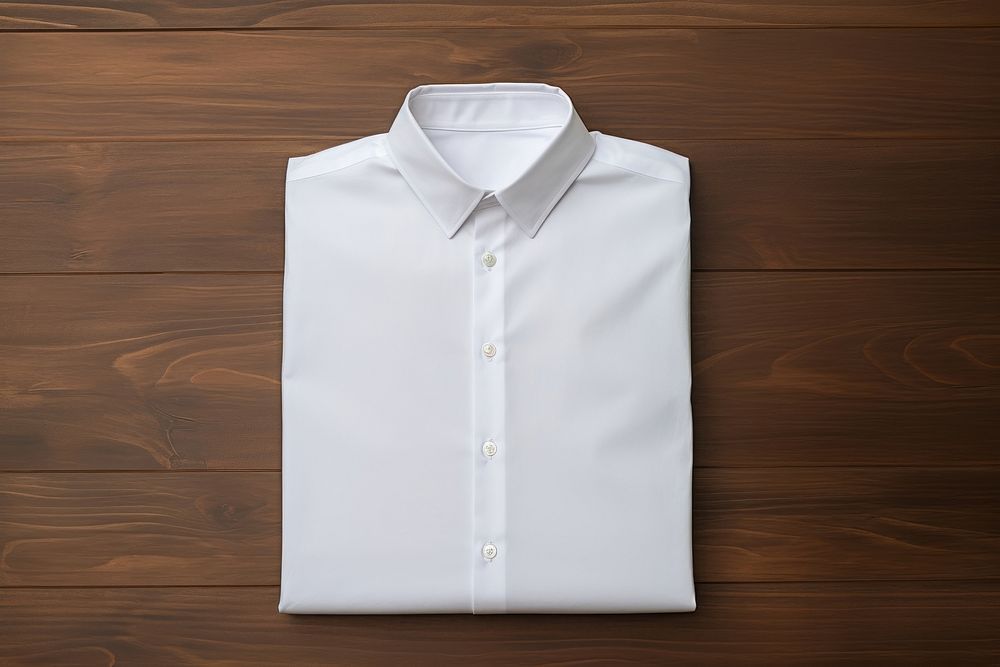 White shirt Mockup apparel clothing dress shirt.