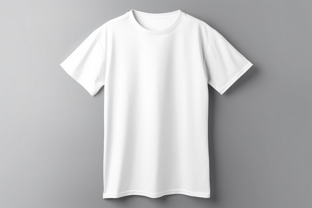 White t-shirt mockup psd