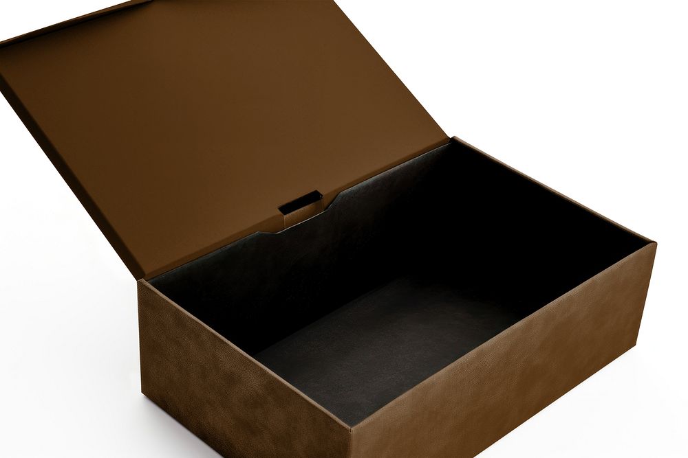 brown cardboard parcel  box