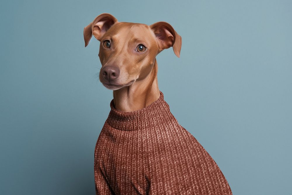 Dog sweater mockup psd