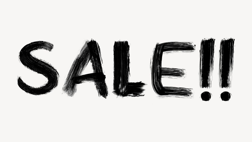 Sale!! word brush stroke alphabet design