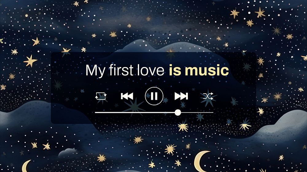 My first love is music blog banner 