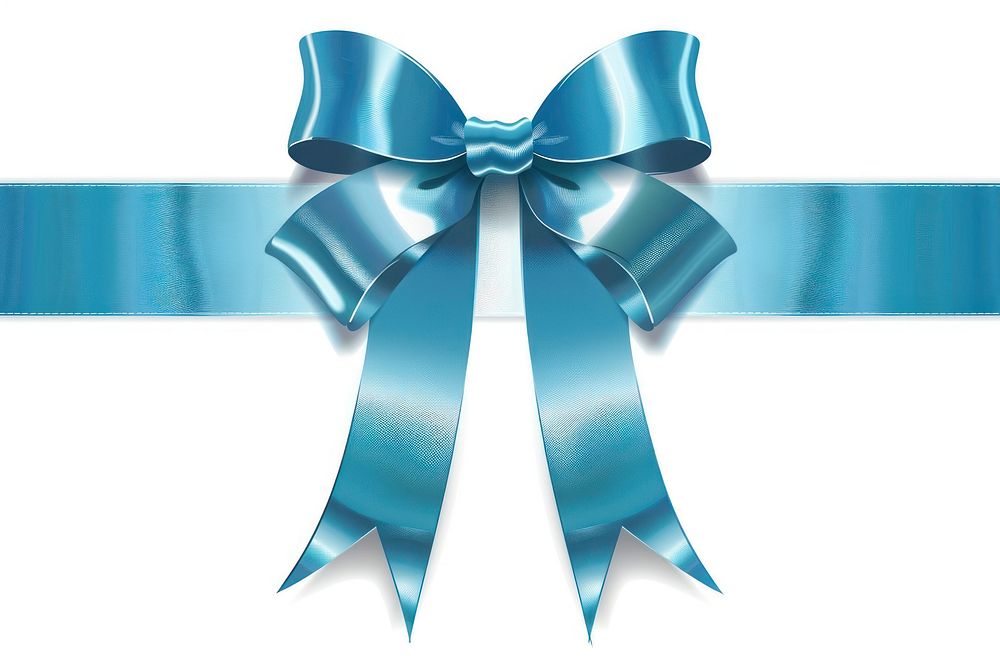 Blue gift ribbon backgrounds blue bow.