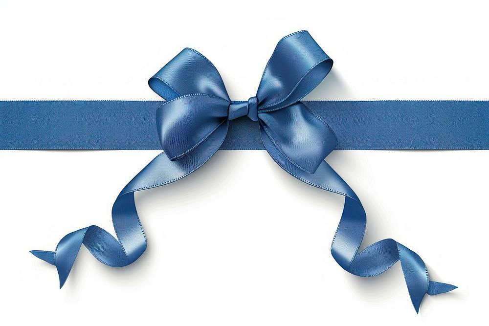 Blue gift ribbon backgrounds blue bow.