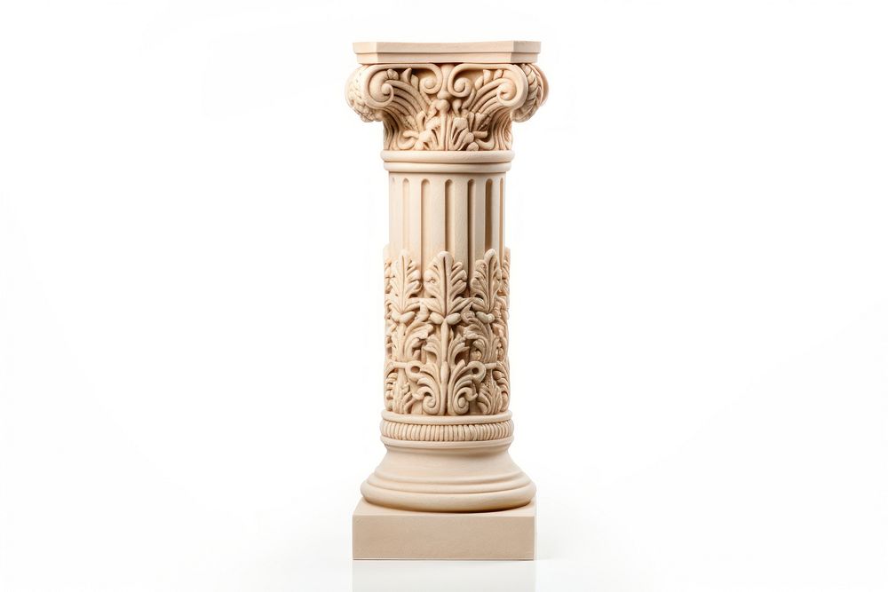 Greek pillar sculpture architecture column.